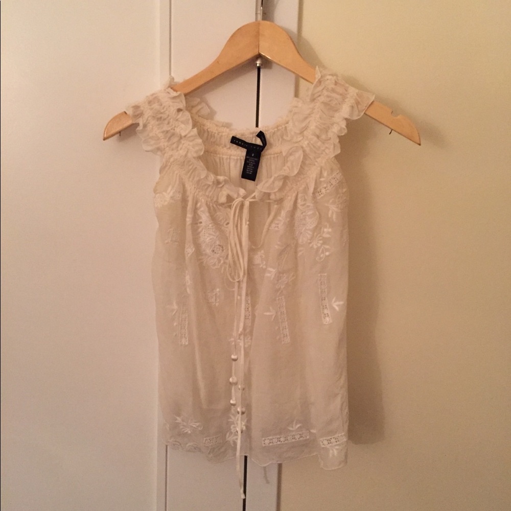 Robert Rodriguez white blouse, 0